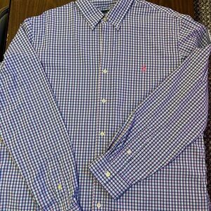 Men's Blue Checkered Shirt